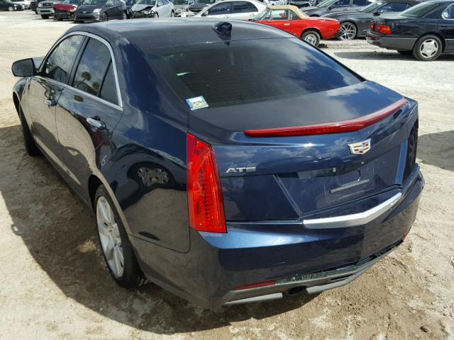 1G6AA5RA0G0116094 - 2016 CADILLAC ATS BLUE photo 3