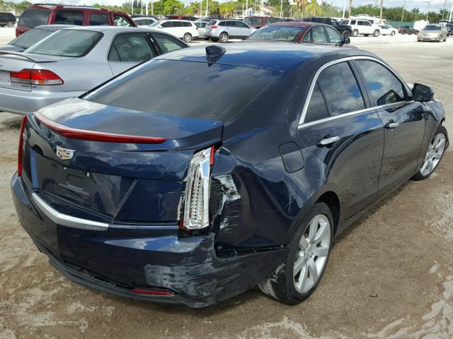 1G6AA5RA0G0116094 - 2016 CADILLAC ATS BLUE photo 4