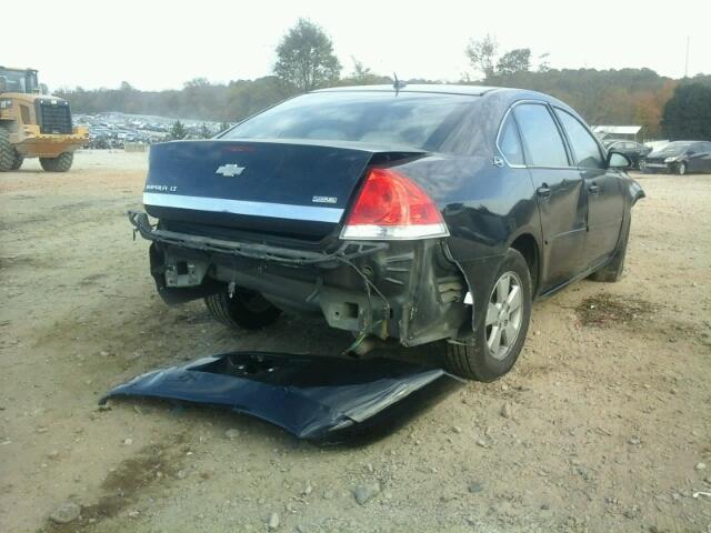 2G1WT58K979327428 - 2007 CHEVROLET IMPALA LT BLACK photo 4