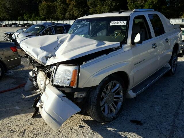 3GYEK62N25G181336 - 2005 CADILLAC ESCALADE WHITE photo 2