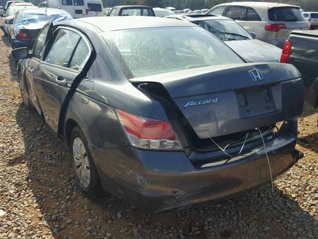 1HGCP26378A125509 - 2008 HONDA ACCORD LX GRAY photo 3