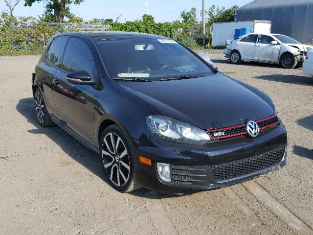 WVWFV7AJ9DW119017 - 2013 VOLKSWAGEN GTI BLACK photo 1