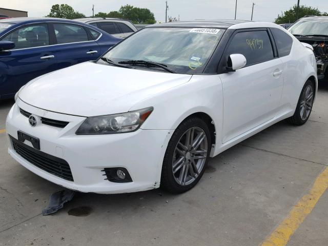 JTKJF5C72D3059430 - 2013 TOYOTA SCION TC 白色 照片 2
