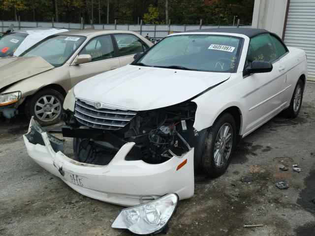 1C3LC45K78N247251 - 2008 CHRYSLER SEBRING WHITE photo 2