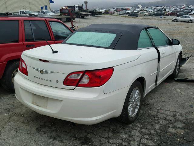 1C3LC45K78N247251 - 2008 CHRYSLER SEBRING WHITE photo 4