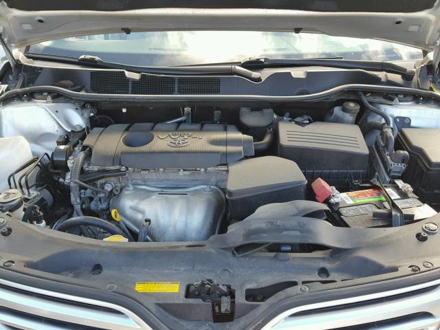 4T3ZA3BB3BU039930 - 2011 TOYOTA VENZA BASE SILVER photo 7