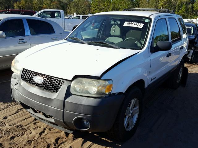 1FMYU96H56KC63697 - 2006 FORD ESCAPE WHITE photo 2