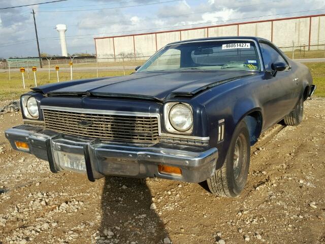 1D80H3B573818 - 1973 CHEVROLET ELCAMINO BLUE photo 2