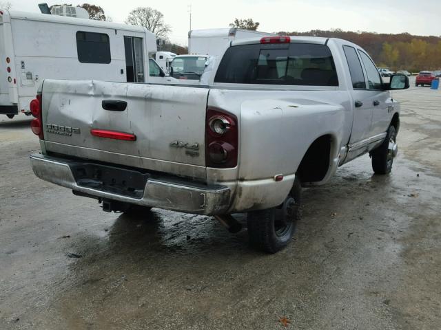 3D7MX48C67G763221 - 2007 DODGE RAM 3500 S GRAY photo 4