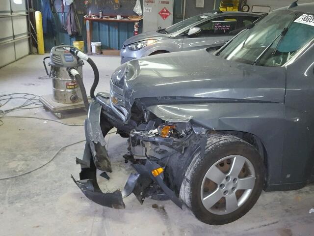 3GNCA13B09S629963 - 2009 CHEVROLET HHR LS GRAY photo 9