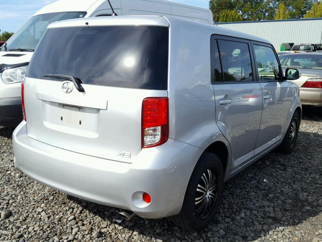 JTLZE4FE6CJ008514 - 2012 TOYOTA SCION XB Plata foto 4