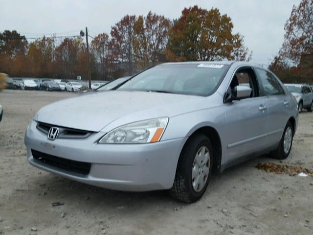 1HGCM56393A140421 - 2003 HONDA ACCORD LX SILVER photo 2