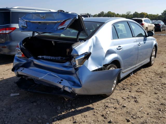 4T1BK3DB3BU423534 - 2011 TOYOTA AVALON BAS BLUE photo 4