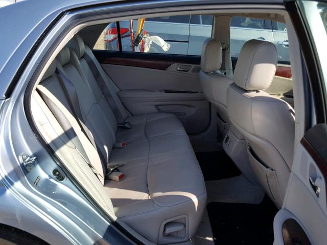 4T1BK3DB3BU423534 - 2011 TOYOTA AVALON BAS BLUE photo 6