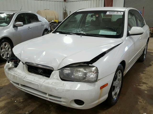 KMHDN45D03U661560 - 2003 HYUNDAI ELANTRA GL WHITE photo 2