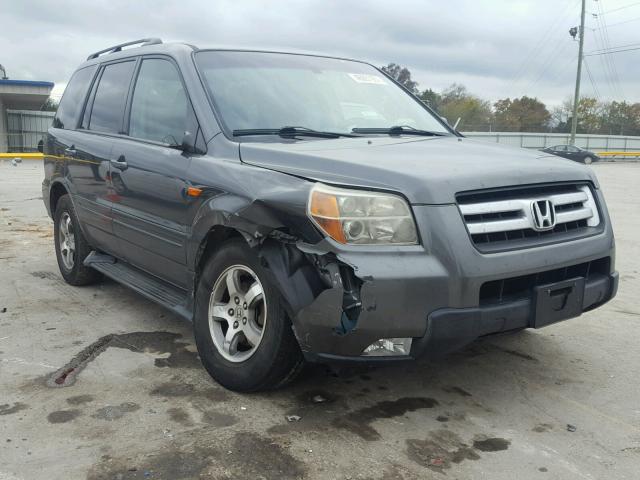 2HKYF18647H516987 - 2007 HONDA PILOT EXL BLUE photo 1