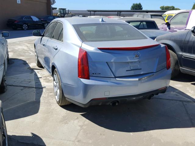 1G6AA5RX9D0169442 - 2013 CADILLAC ATS BLUE photo 3