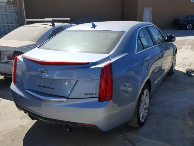 1G6AA5RX9D0169442 - 2013 CADILLAC ATS BLUE photo 4