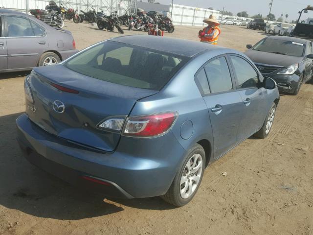 JM1BL1UF8B1388340 - 2011 MAZDA 3 I TEAL photo 4