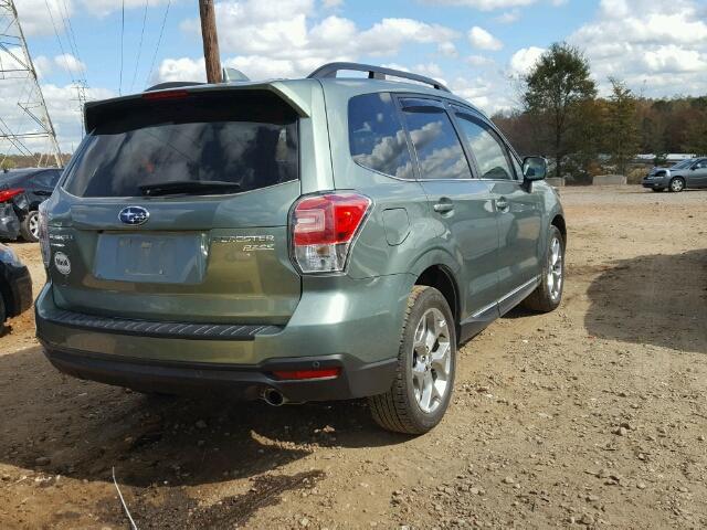 JF2SJAWC8HH544287 - 2017 SUBARU FORESTER 2 GREEN photo 4