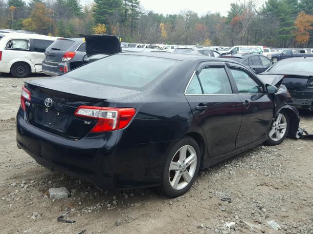 4T1BF1FK5CU118625 - 2012 TOYOTA CAMRY BASE BLACK photo 4