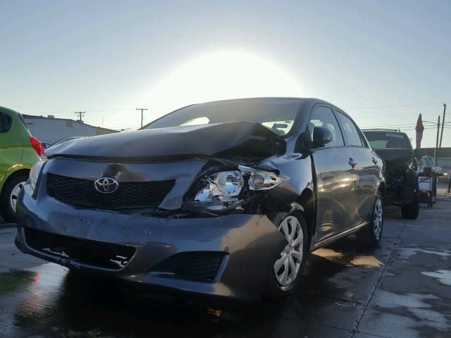 1NXBU4EEXAZ296448 - 2010 TOYOTA COROLLA BA GRAY photo 2