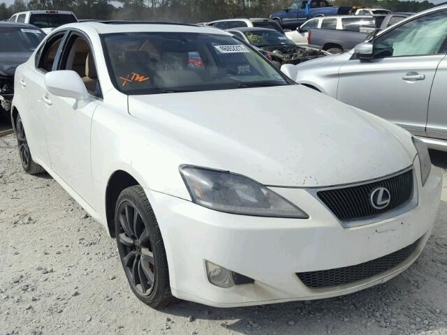 JTHCK262475008139 - 2007 LEXUS IS 250 WHITE photo 1