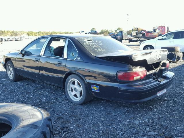 1G1BN52P9RR186978 - 1994 CHEVROLET CAPRICE CL 黑色 照片 3