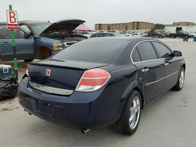 1G8ZV57757F158246 - 2007 SATURN AURA BLUE photo 4