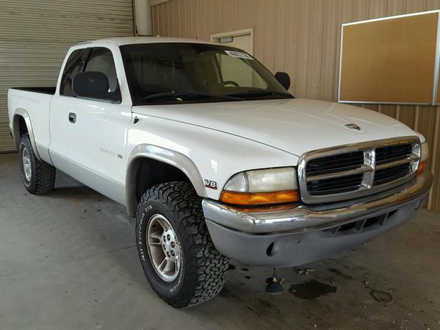 1B7GG22Y6XS203143 - 1999 DODGE DAKOTA WHITE photo 1