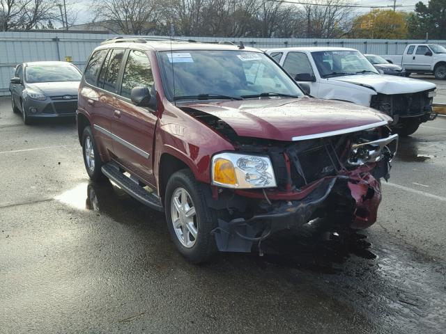 1GKDT13S372203477 - 2007 GMC ENVOY RED photo 1