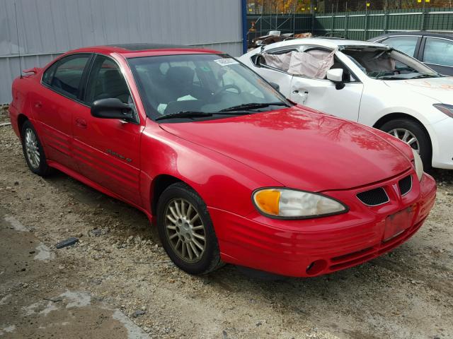 1G2NF52T0YM864435 - 2000 PONTIAC GRAND AM S RED photo 1