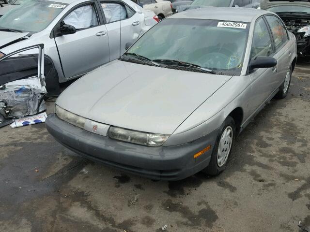 1G8ZF5285XZ293156 - 1999 SATURN SL GRAY photo 2