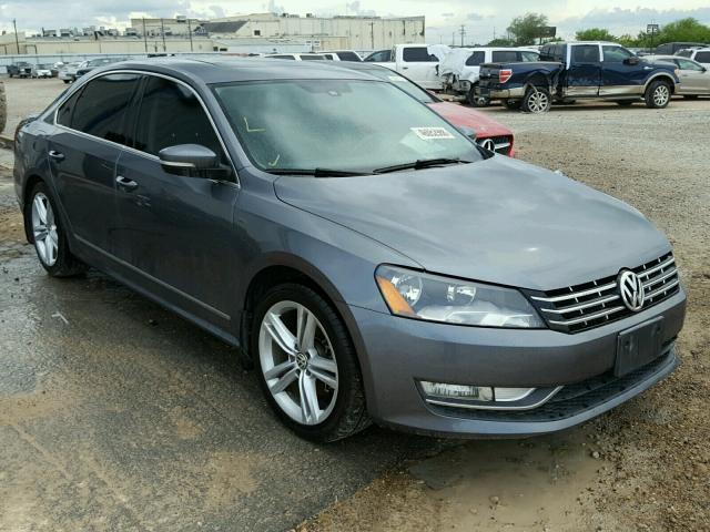 1VWCN7A31EC061425 - 2014 VOLKSWAGEN PASSAT SEL GRAY photo 1