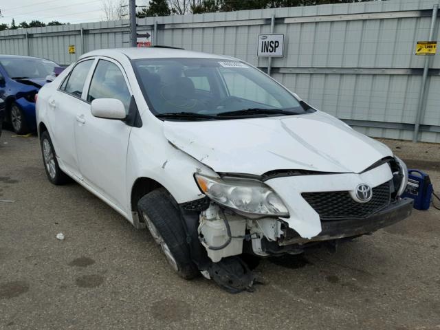 1NXBU40EX9Z024999 - 2009 TOYOTA COROLLA WHITE photo 1