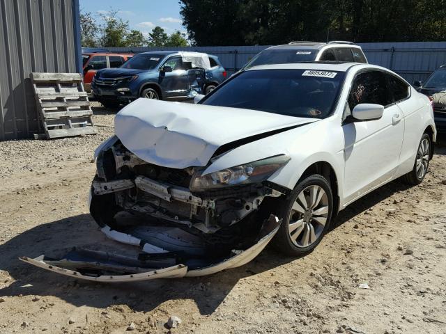 1HGCS1B74BA003621 - 2011 HONDA ACCORD WHITE photo 2