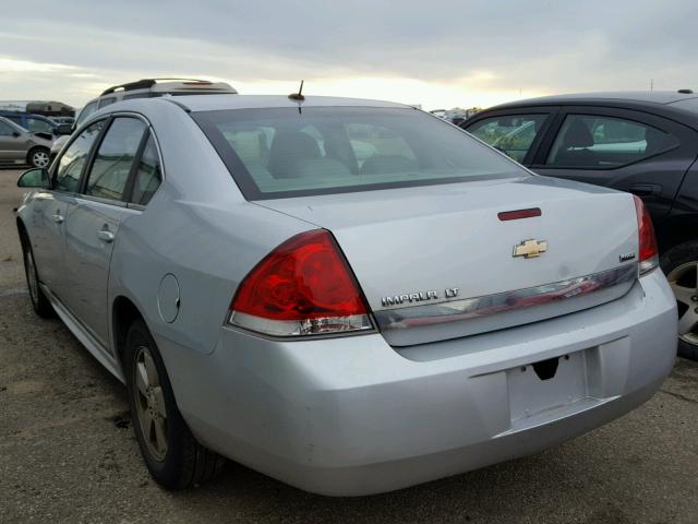 2G1WB5EK2A1121882 - 2010 CHEVROLET IMPALA LT GRAY photo 3