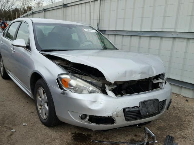 2G1WB5EK2A1121882 - 2010 CHEVROLET IMPALA LT GRAY photo 9