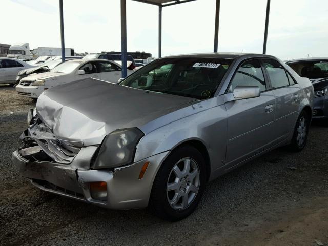 1G6DM57T960140045 - 2006 CADILLAC CTS SILVER photo 2