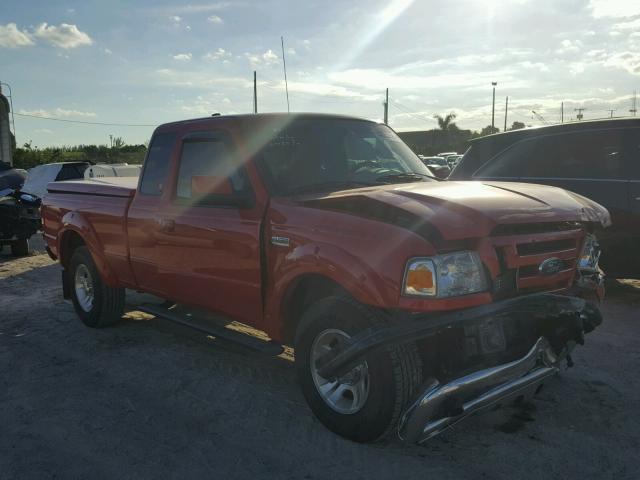 1FTKR1EE2BPB03987 - 2011 FORD RANGER SUP RED photo 1