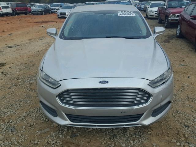 1FA6P0H71E5373300 - 2014 FORD FUSION SILVER photo 9