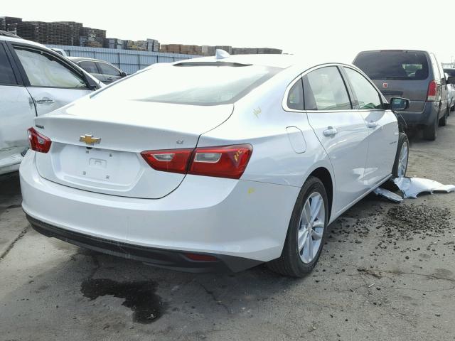 1G1ZE5ST8HF161937 - 2017 CHEVROLET MALIBU LT WHITE photo 4