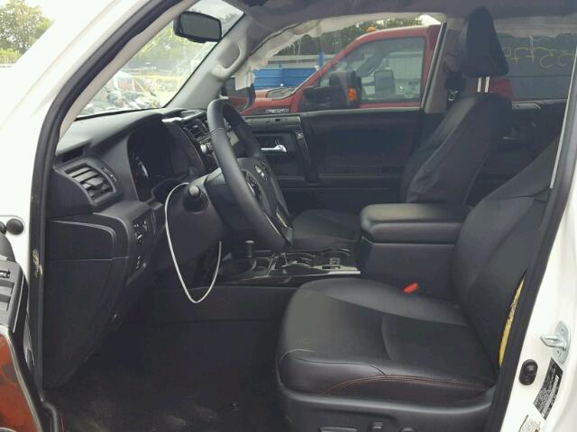 JTEBU5JR9G5292263 - 2016 TOYOTA 4RUNNER SR TWO TONE photo 5