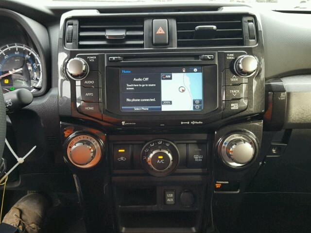 JTEBU5JR9G5292263 - 2016 TOYOTA 4RUNNER SR TWO TONE photo 9