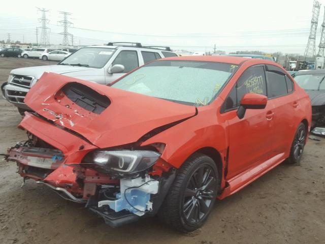 JF1VA1B60H9804788 - 2017 SUBARU WRX RED photo 2