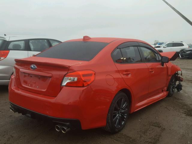 JF1VA1B60H9804788 - 2017 SUBARU WRX RED photo 4