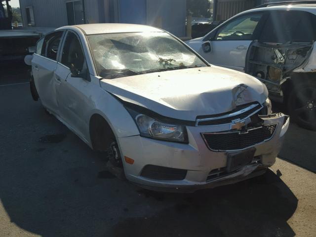 1G1PE5SB7D7140760 - 2013 CHEVROLET CRUZE LT SILVER photo 1