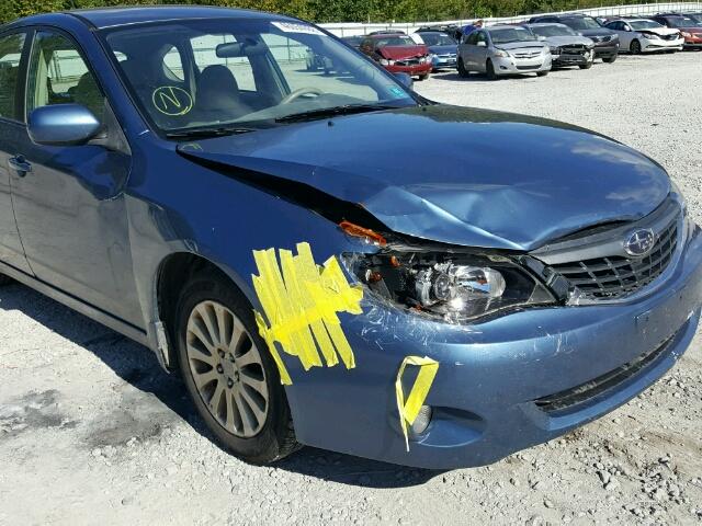 JF1GH61678H802495 - 2008 SUBARU IMPREZA 2. BLUE photo 9