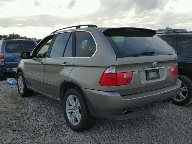 5UXFB53544LV03994 - 2004 BMW X5 4.4I BEIGE photo 3