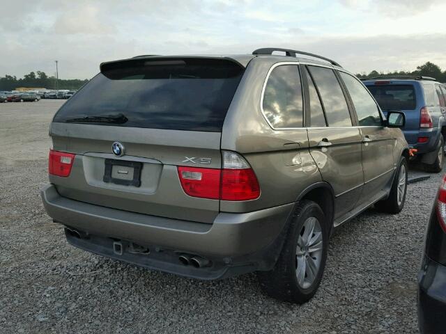 5UXFB53544LV03994 - 2004 BMW X5 4.4I BEIGE photo 4